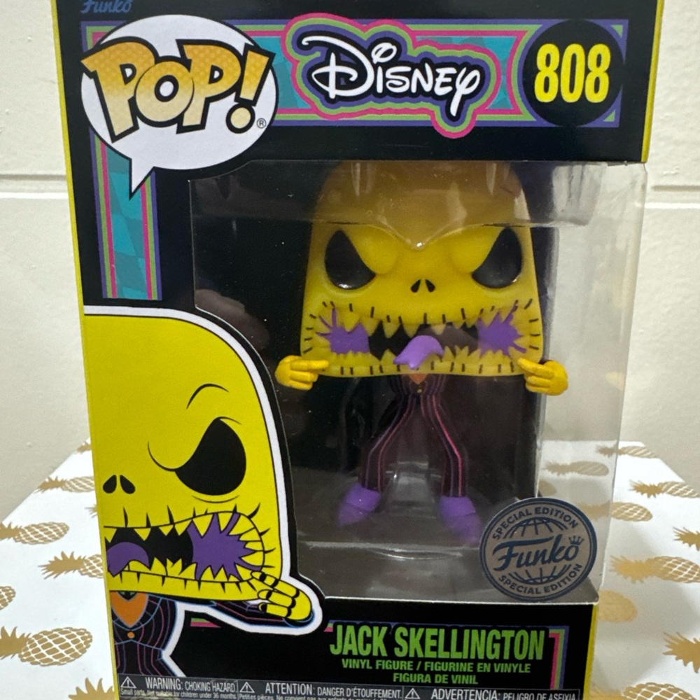 Funko Pop 808 Disney Nightmare before Christmas Jack Skellington Special Edition
